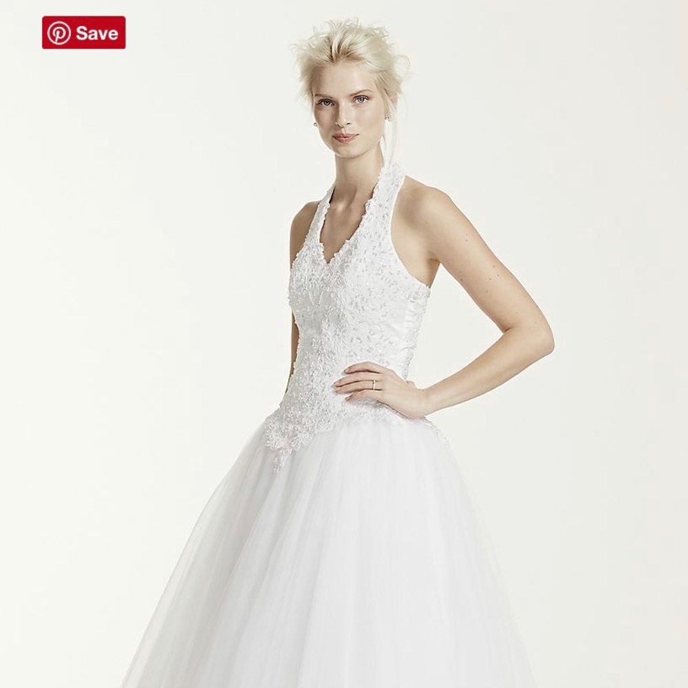 David’s Bridal Style 6280 Tulle Wedding Dress